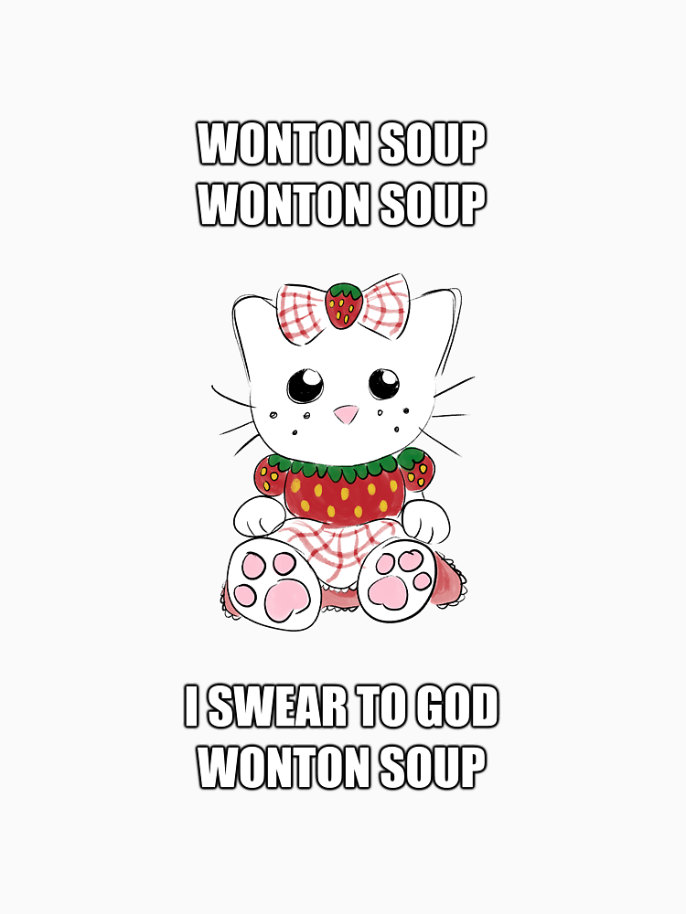 Wonton Soup Cat Clear Background By Khandozo