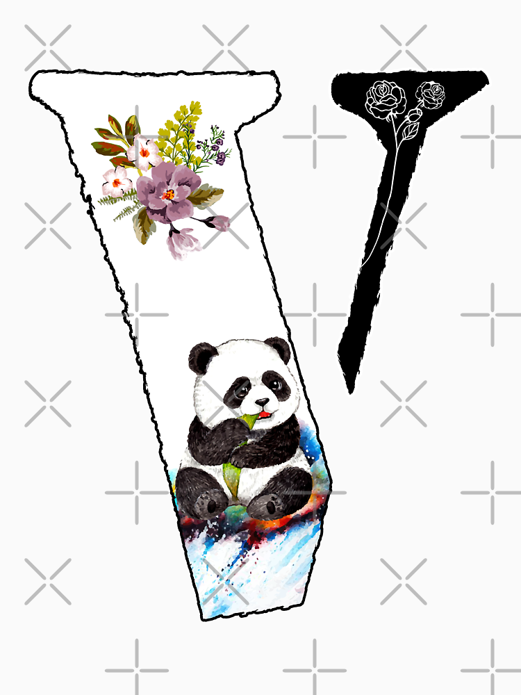 Vlone With Beautiful Panda Cute Design For V By Mosaid