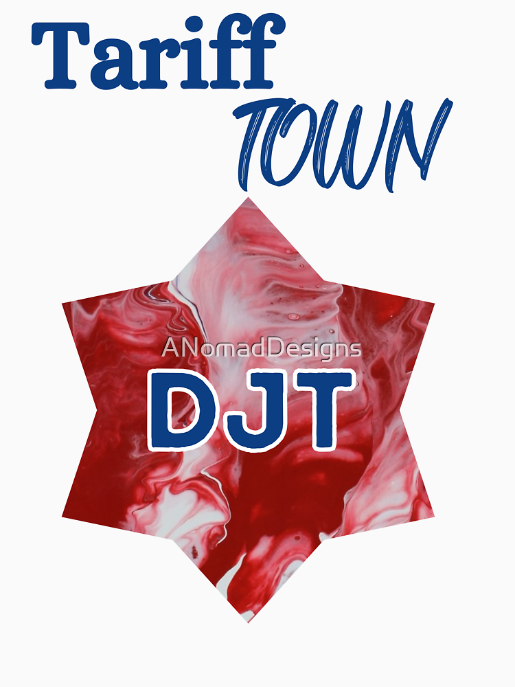 Tariff Town Patriotic Flow Art Pour Painting Jdp 04 0017 By Anomaddesigns