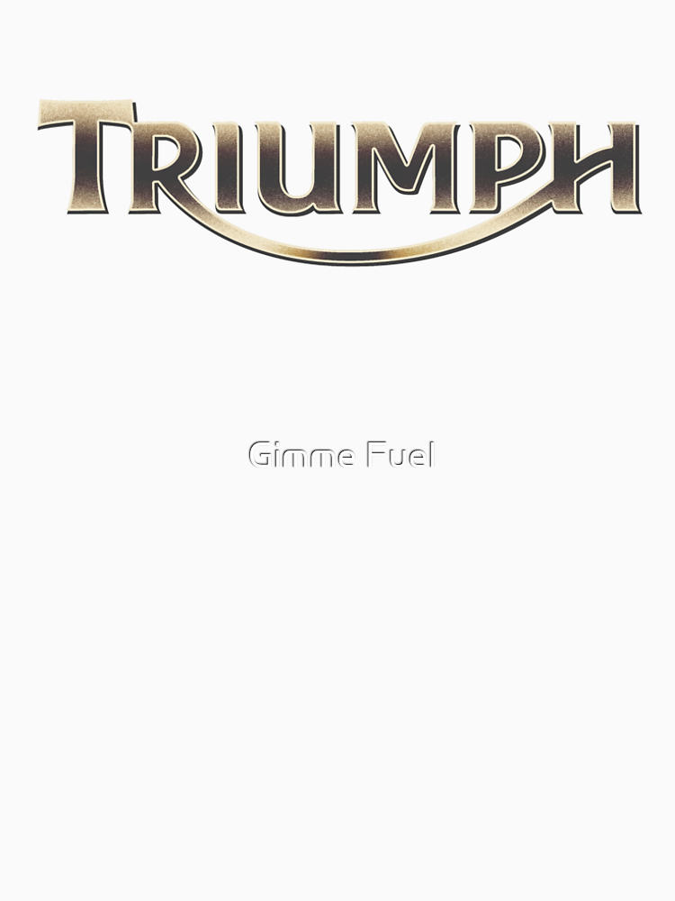 Triumph Motorcycles Gold Retro By Spinio