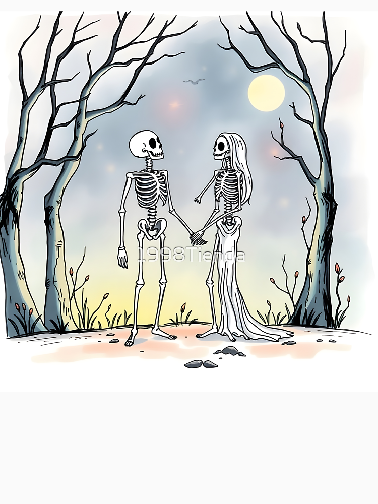 Couple Of Skeletons In Love By 1998Tienda