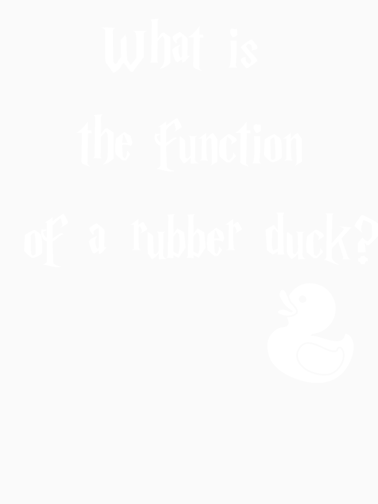 What Is The Function Of A Rubber Duck Movies Quotes Weasley Potter Tees Shirts Stickers And More By Midnight Palma