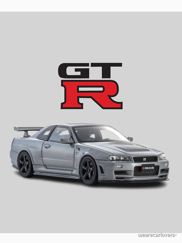 Gray Gtr R34 Sleek Performance Car Design By Wearecarlovers