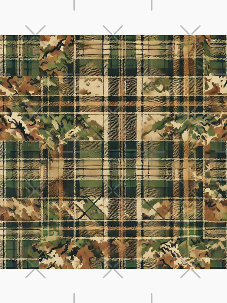 Woodland Tactical Plaid A Rugged Camouflage Classic By Meta2Physical