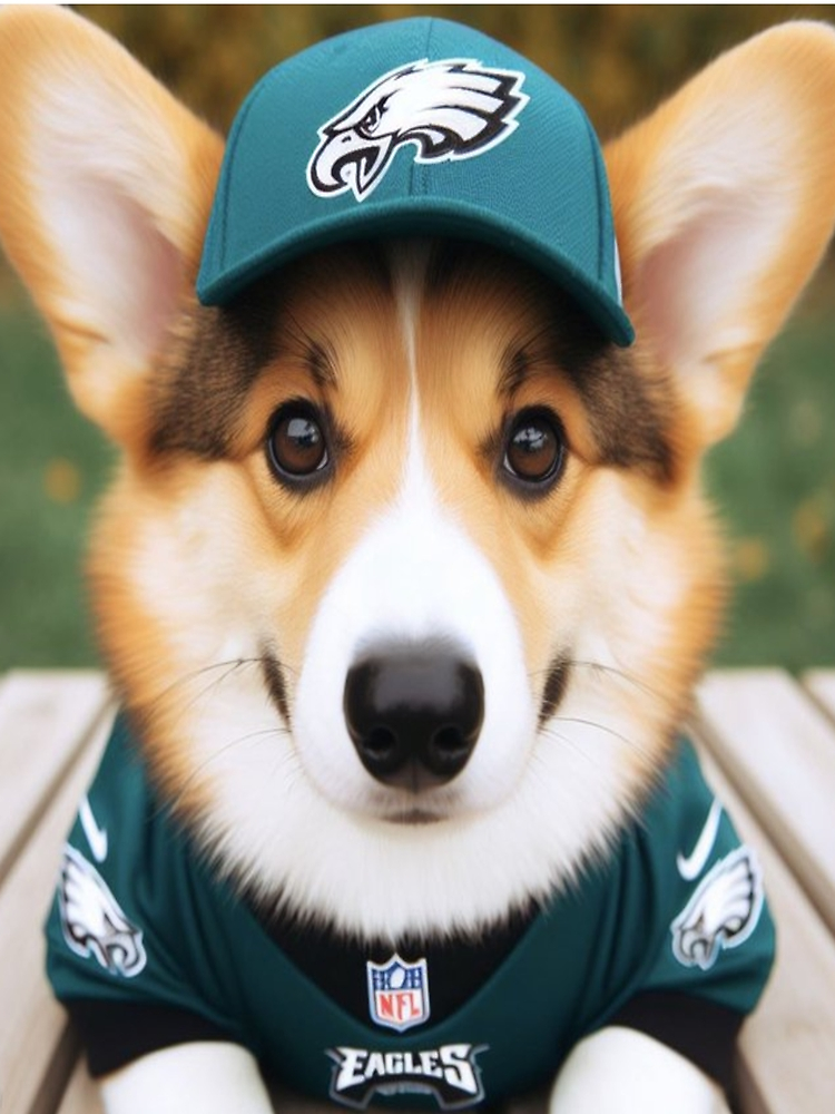 Philadelphia Eagles Corgi Mascot By Phillysportz Style 2