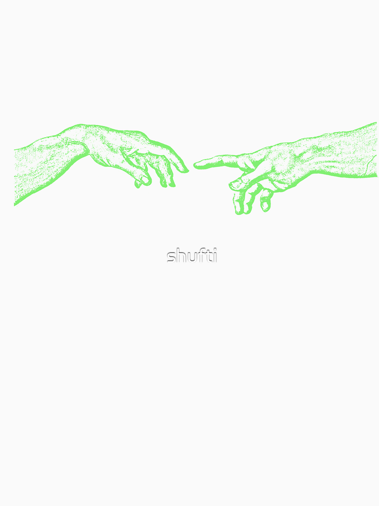 Michelangelo The Hand Of God Adam Electric Frankenstein By Shufti