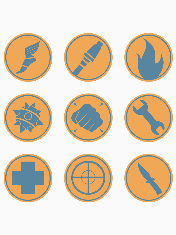 Tf2 Blu Class Symbols By Callmejelli