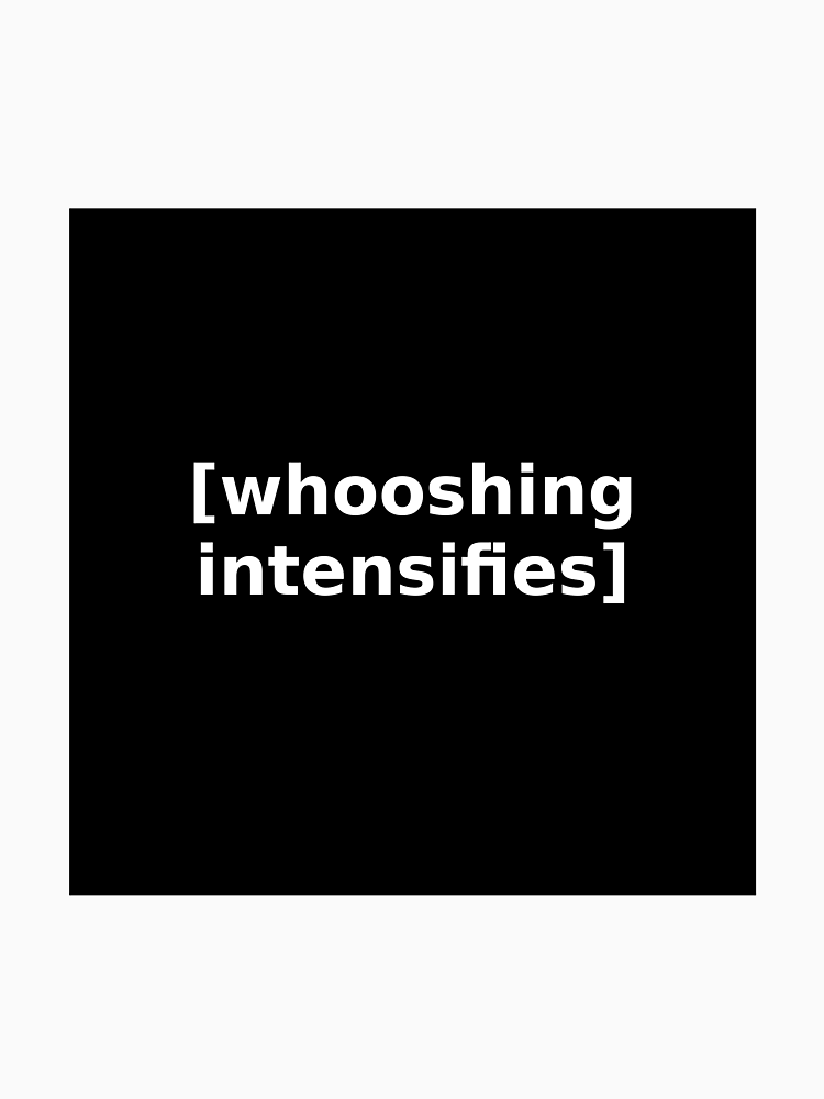 Whooshing Intensifies Closed Caption By Dismaldesigns