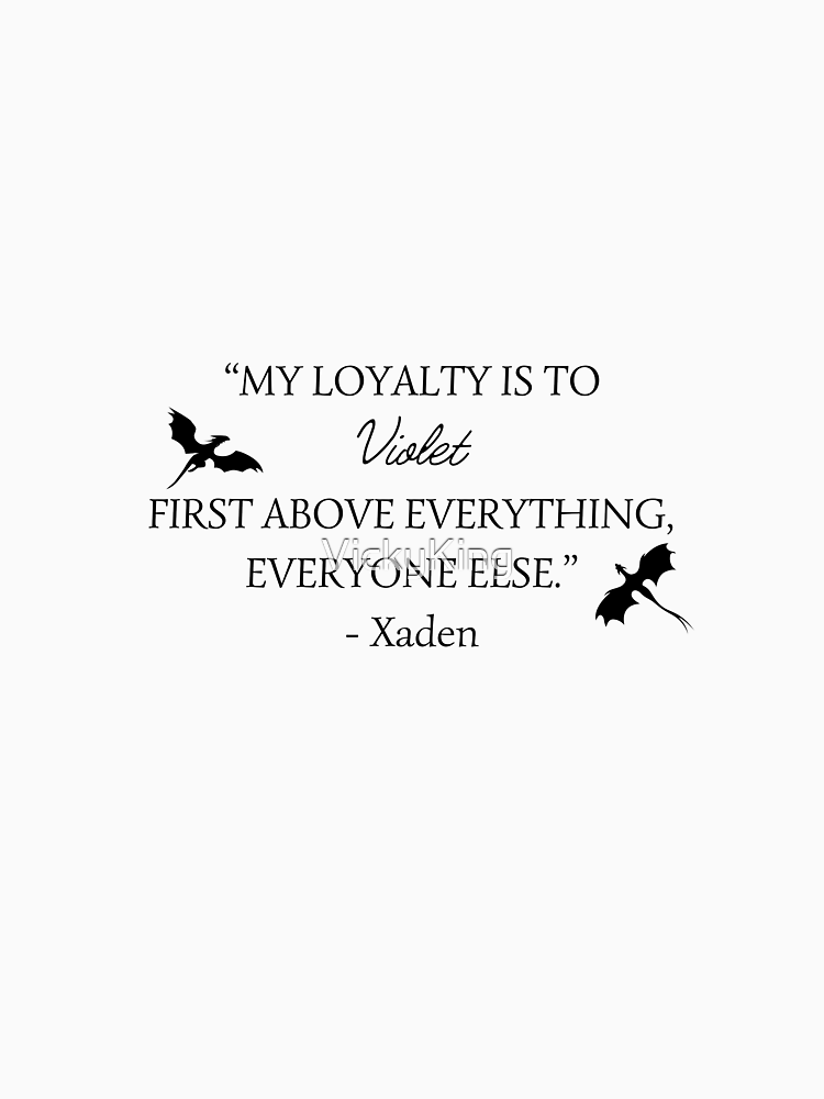 My Loyalty Is To Violet Xaden Onyx Storm By Vickyking