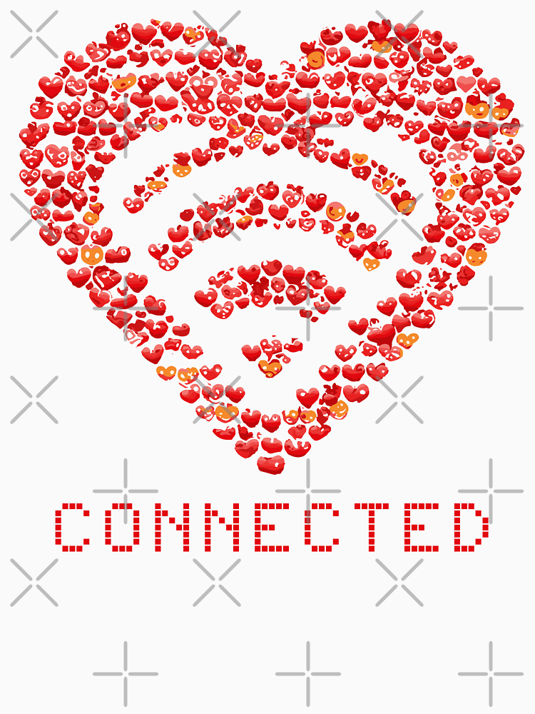 Connected Hearts Wifi Love Valentine S Day By Philip Po