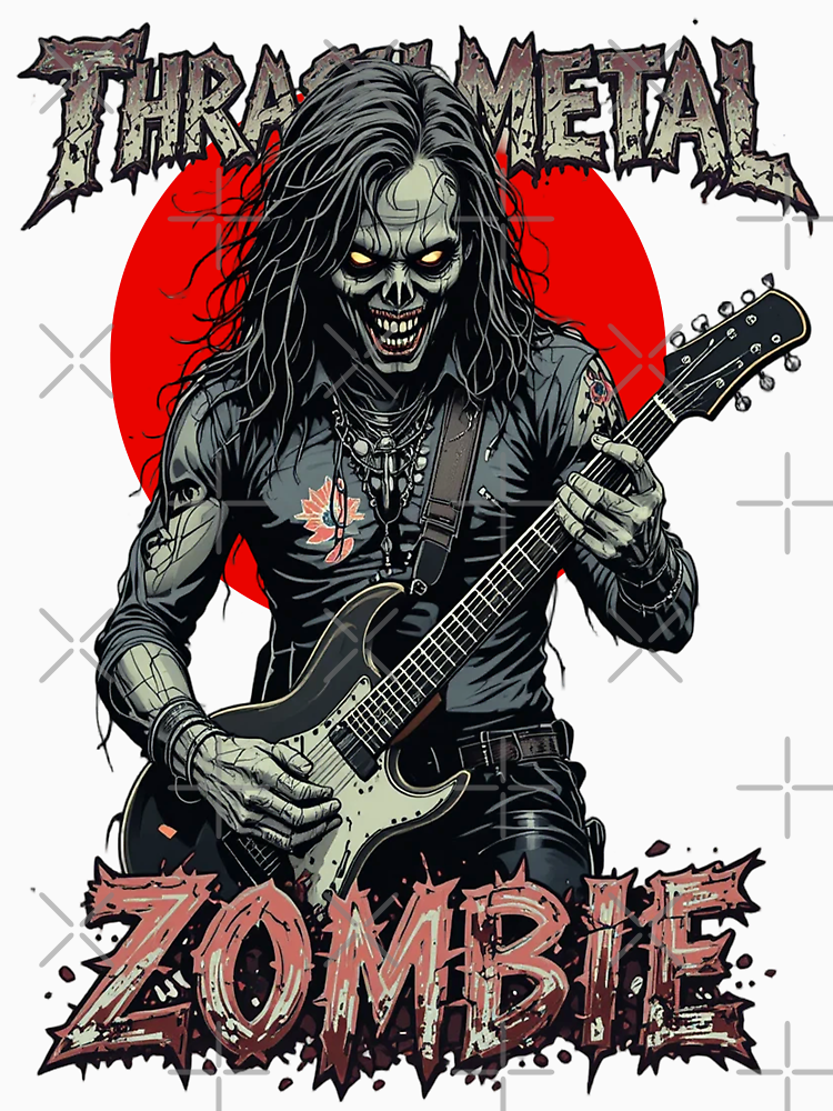 Zombie Thrash Metal By Holyrockart