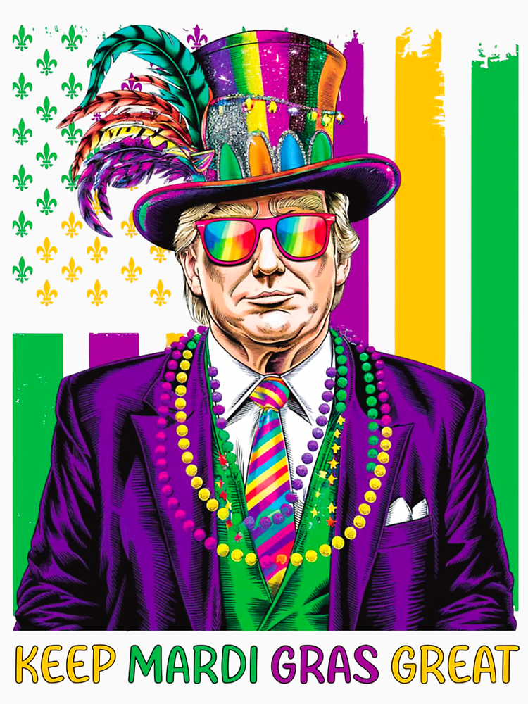 Keep Mardi Gras Great Funny Trump Mardi Gras Carnival Mardi Gras Party By Shenitasarkisi