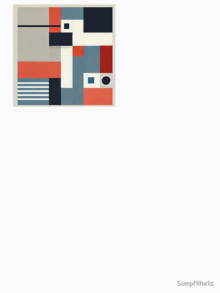 Minimalist Bauhaus Art No 2 By Sumpfworks