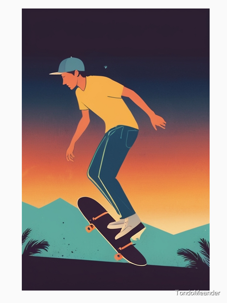 Vintage Skater By Tondomeander