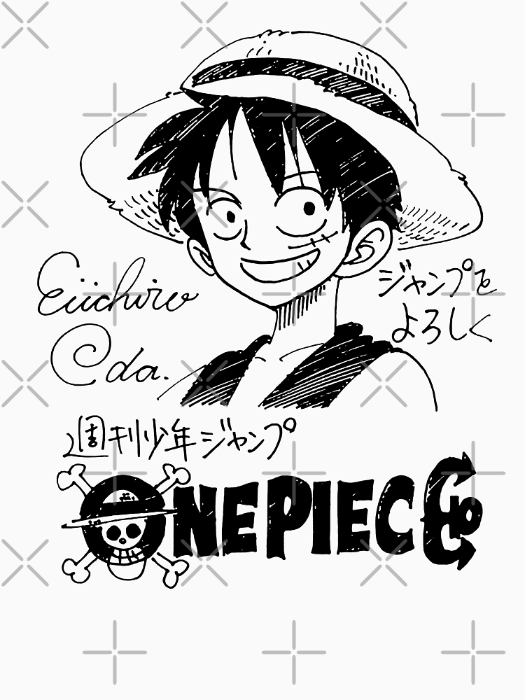 Luffy Hand Drawn Sketch With Autograph By Friskysloths Style 2