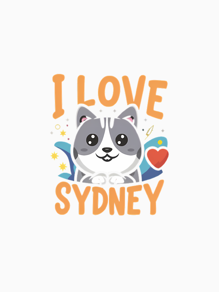 I Love Sydney Cat Iv By Artistrysky