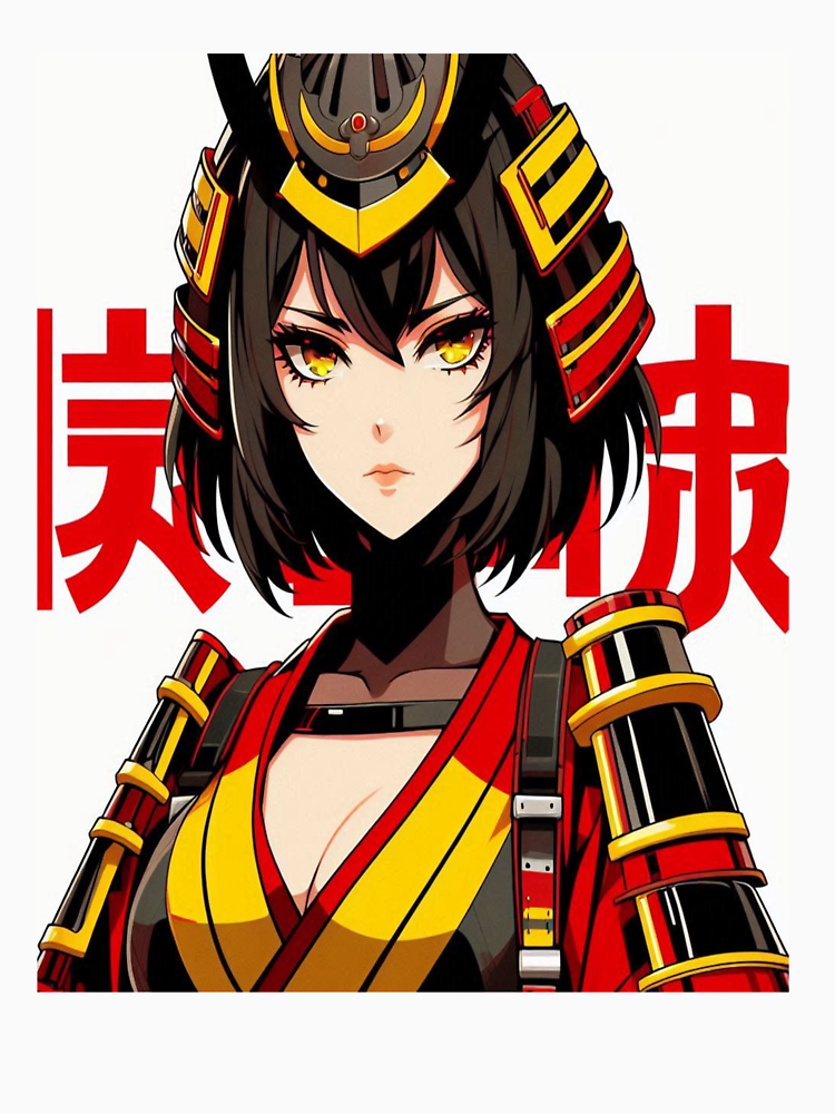 Samurai Girl Anime Modern By Creativnani