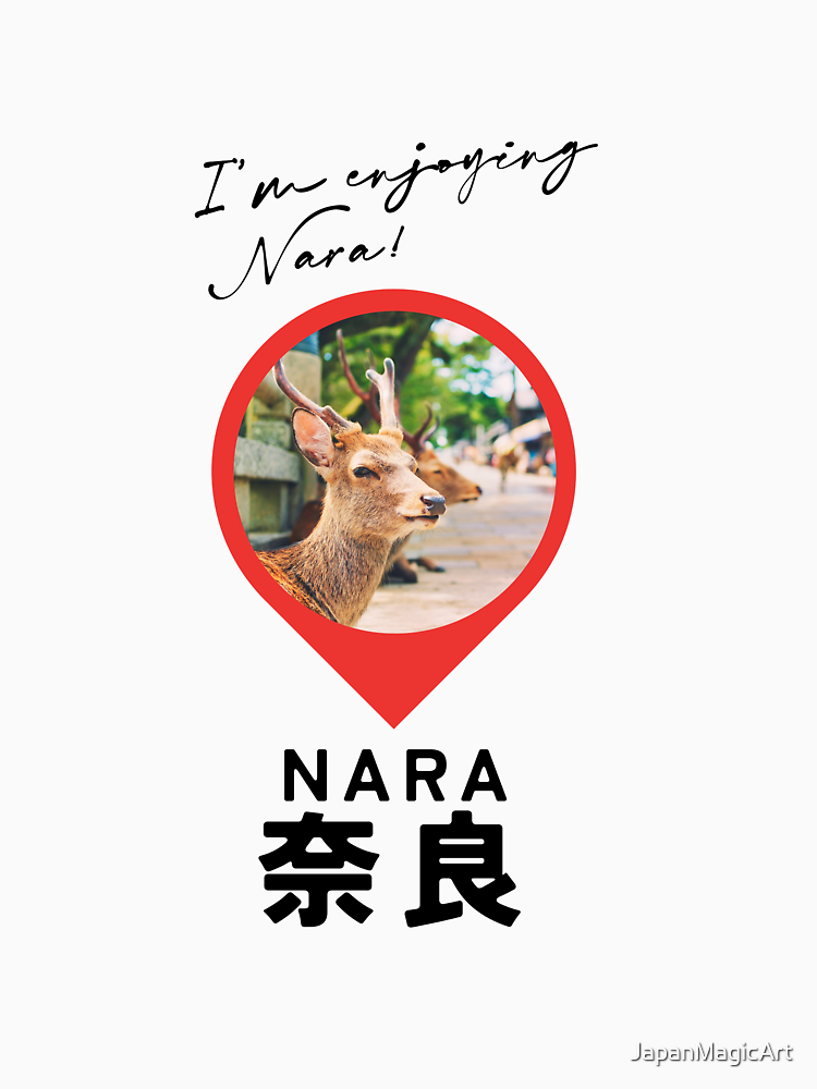 Japan Nara Japanese Deers Map Pin By Japanmagicart