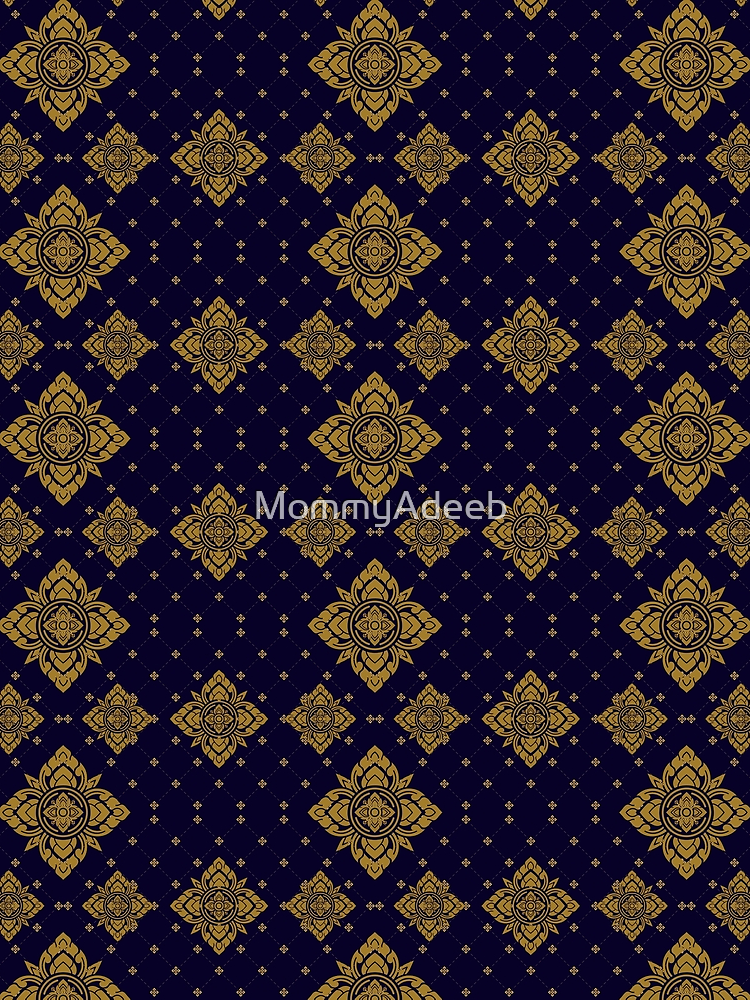 Thai Seamless Pattern By Mommyadeeb