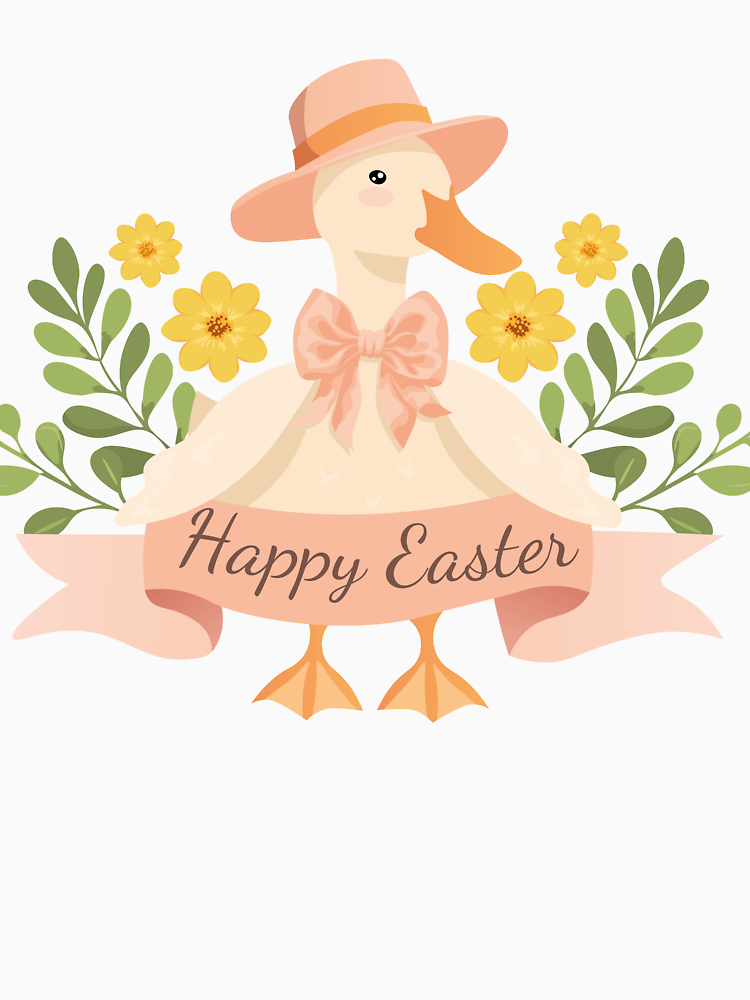 Vintage Happy Easter Goose By Art Of Rory