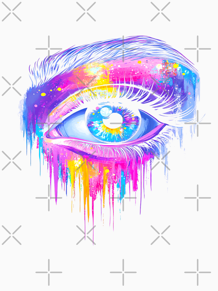 Vibrant Dripping Eye By Taans Creation