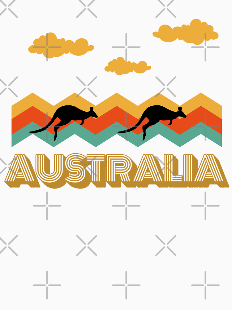 Vintage Kangaroo Australia Day Retro Funny Australian Kangaroo By Justsmilling