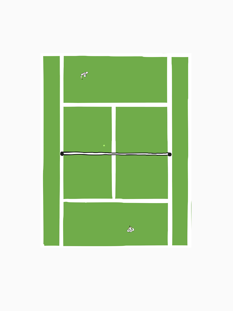 Tennis Court Drawing Design By Cottoncandybar