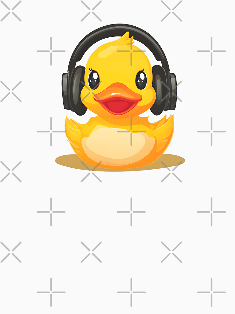 Rubber Duck With Headphones By Dersenat Style 2