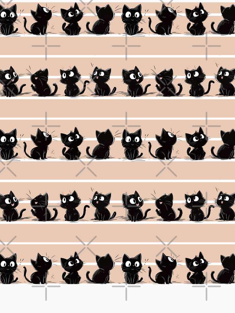 Black Cat Funny Cat Bold Animals Emoji By Milatoo