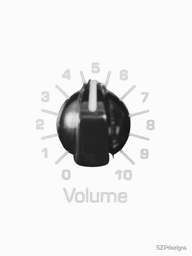 Turn Up The Volume Up Knob Music Vibes Loud Numbers Retro By Szpdezigns