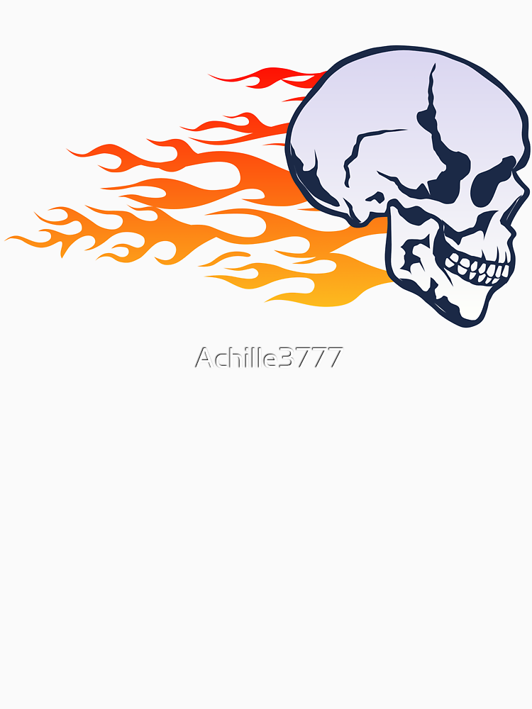 Skull Flame Fire Flame By Achille3777