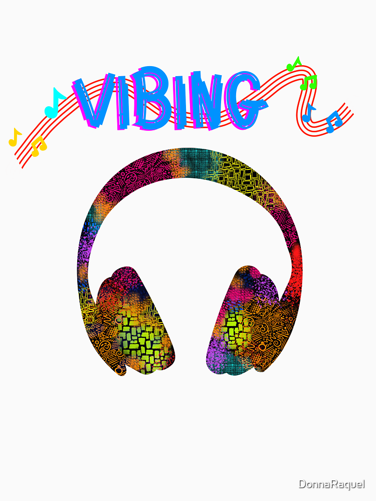 Vibing With Decorative Headphones By Donnaraquel