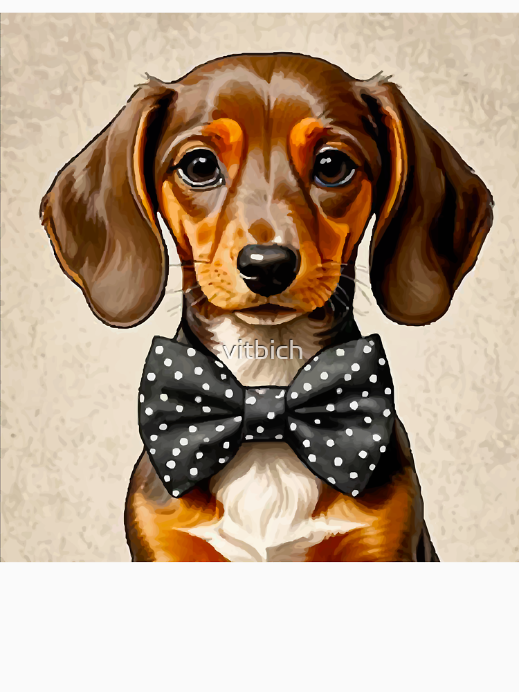 Vintage Style Cute Dog 6 By Vitbich