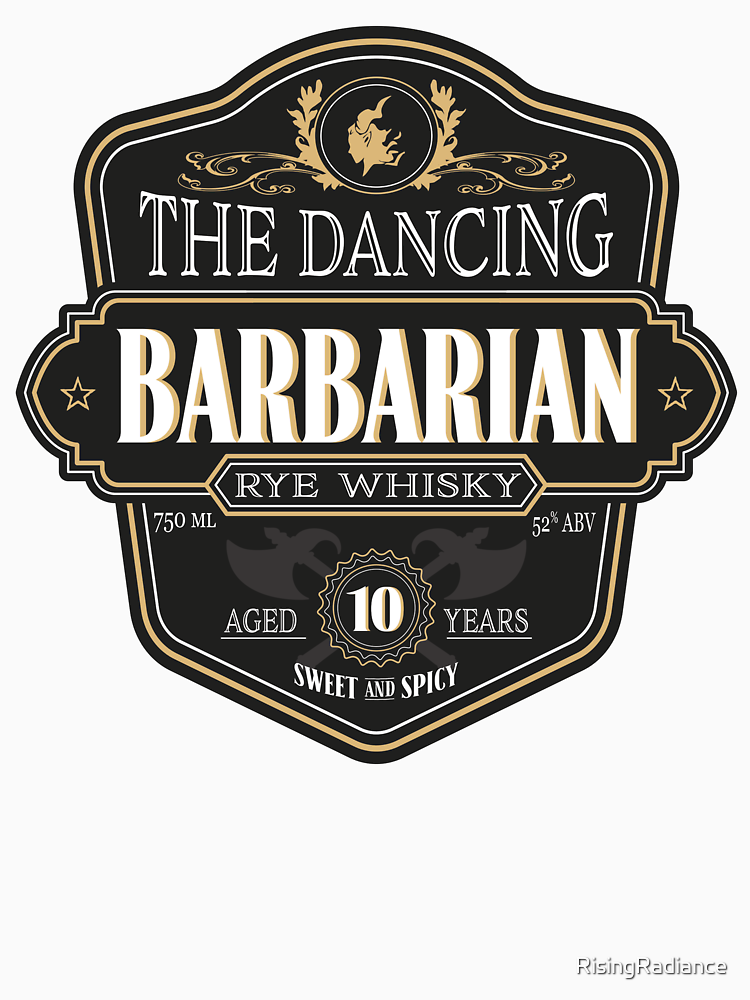 The Dancing Barbarian Rye Whisky By Risingradiance