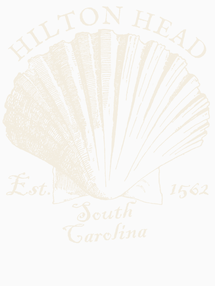 Vintage Style Hilton Head Island South Carolina Shell Sand By Surfinglocales