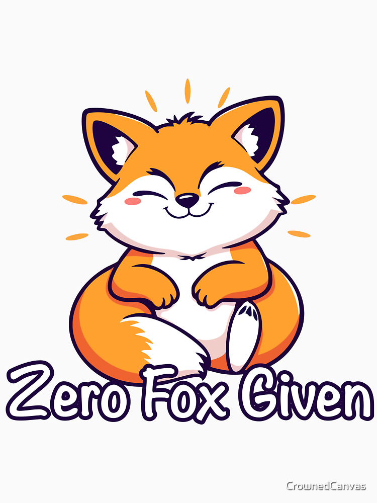 Zero Fox Given Cute Design By Crownedcanvas