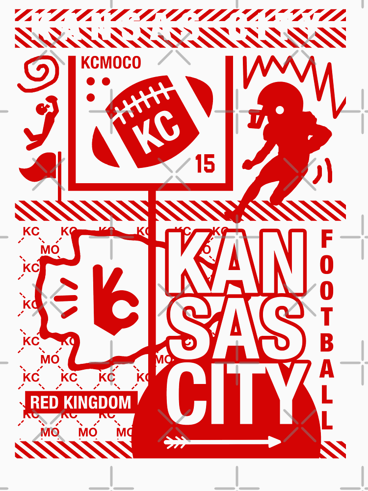 Kansas City Pattern Football By Kcmoco