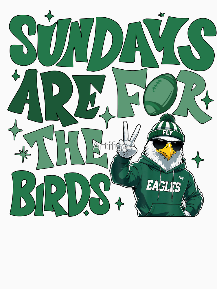 Funny Sundays Are For The Birds Cool Eagles Flying By Artifyo