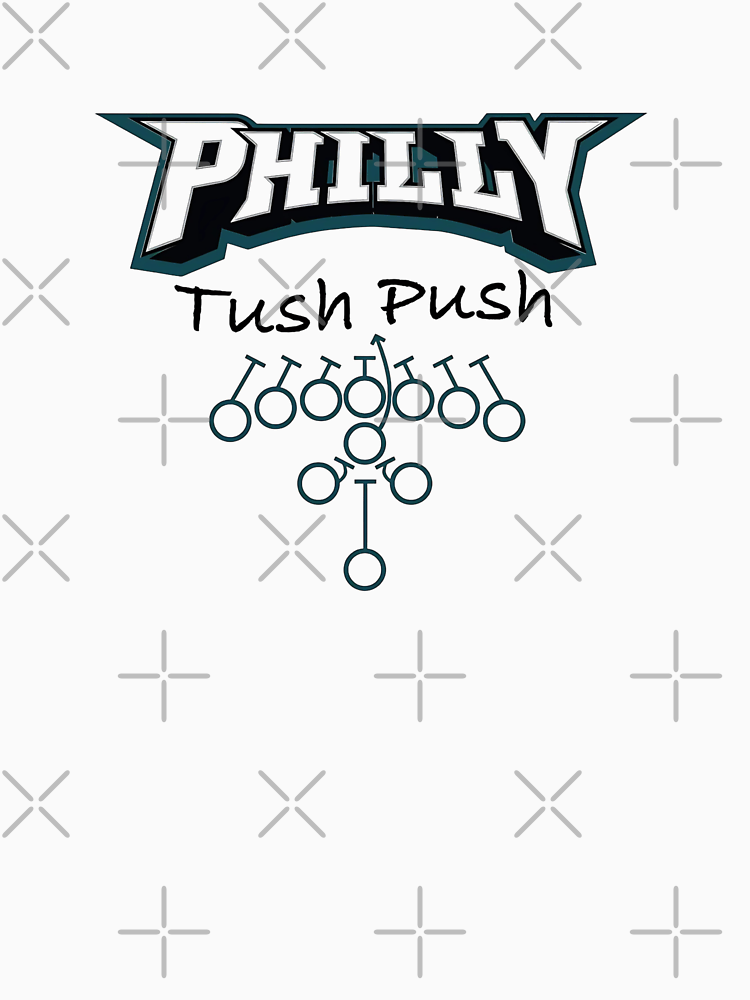 Philadelphia Eagles Footbll Tush Push By Chattykathiegft