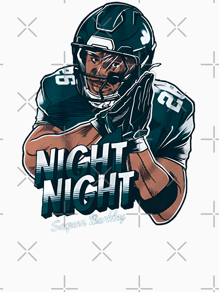 Saquon Barkley Night Night By Robertsportwear