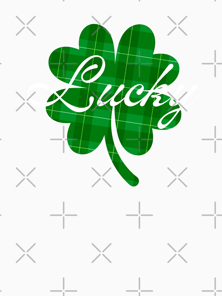 Irish Lucky Buffalo Plaid Clover Ireland St Patricks Outfit By Niibdesigns