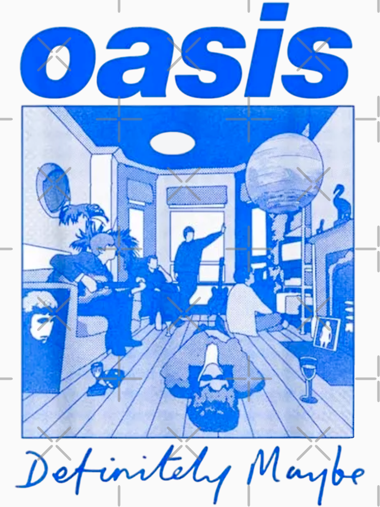 Vintage Definitely Maybe Oasis Band By Ohsunstudio