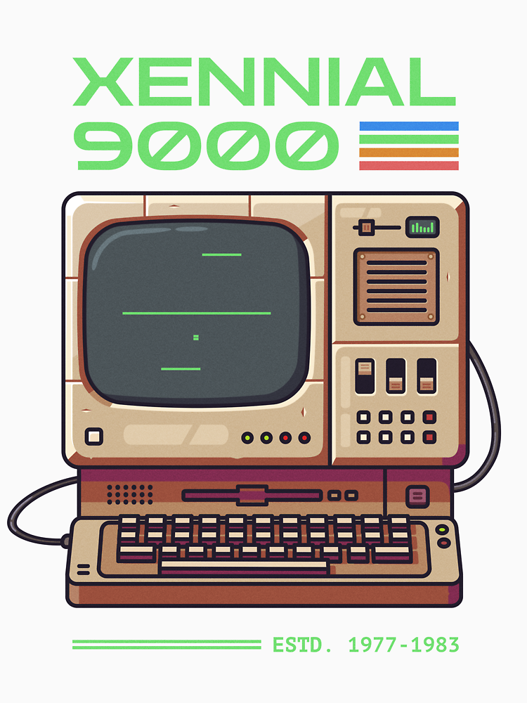 Xennial Retro Computer By Sidalexdesign