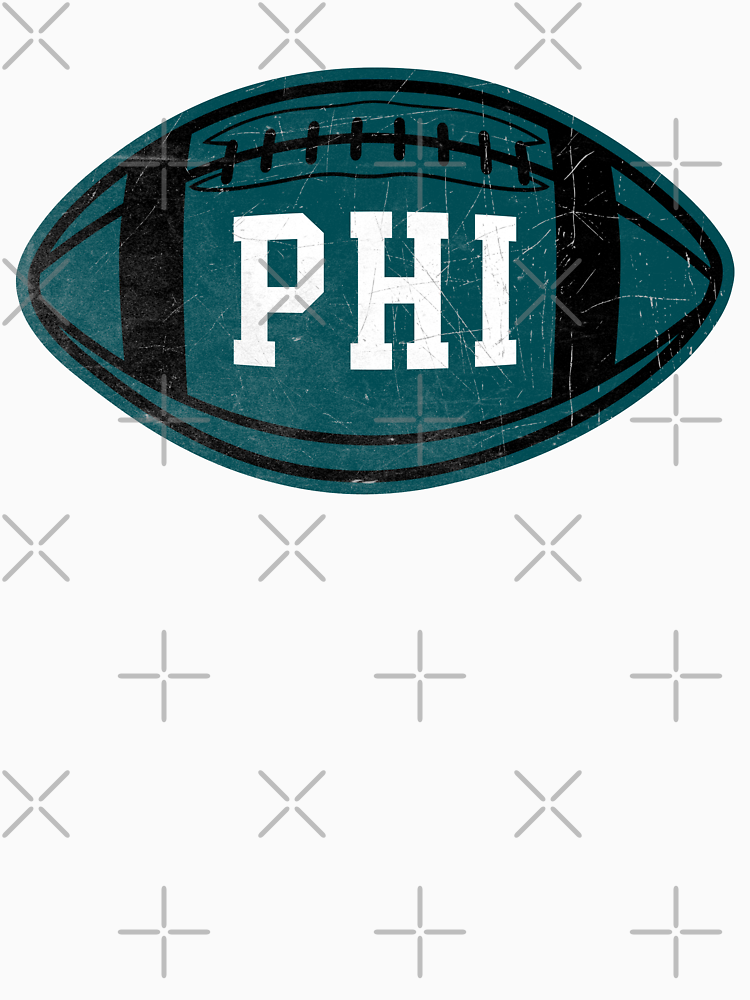 Philadelphia Retro Throwback Football By Bo Bros Tees