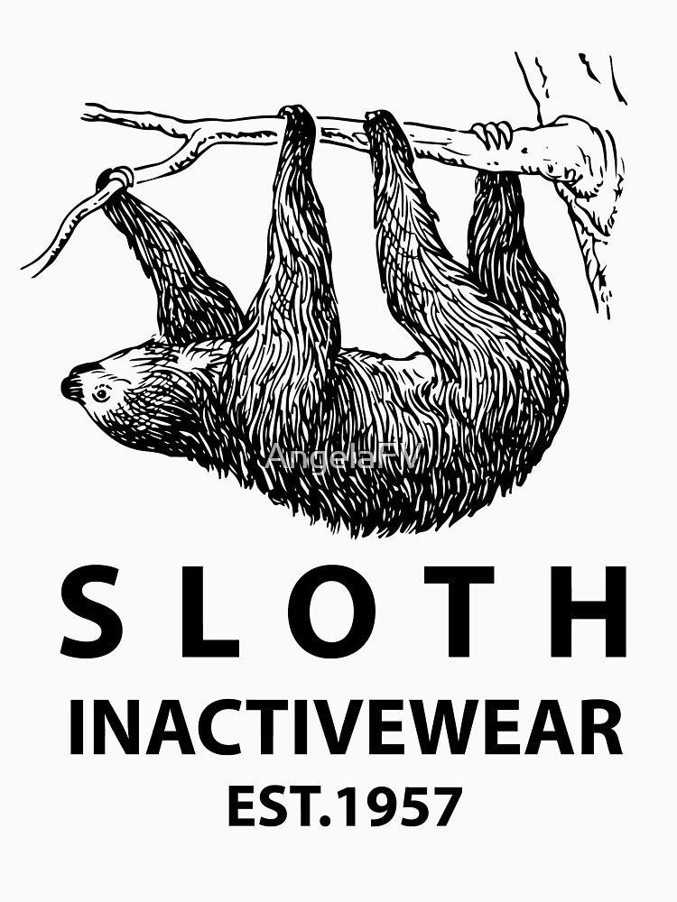 Sloth Inactivewear By Angelafv