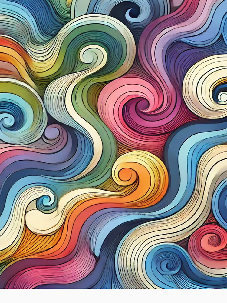 Vibrant Rainbow Abstract Pattern By Zeeshankhan1345