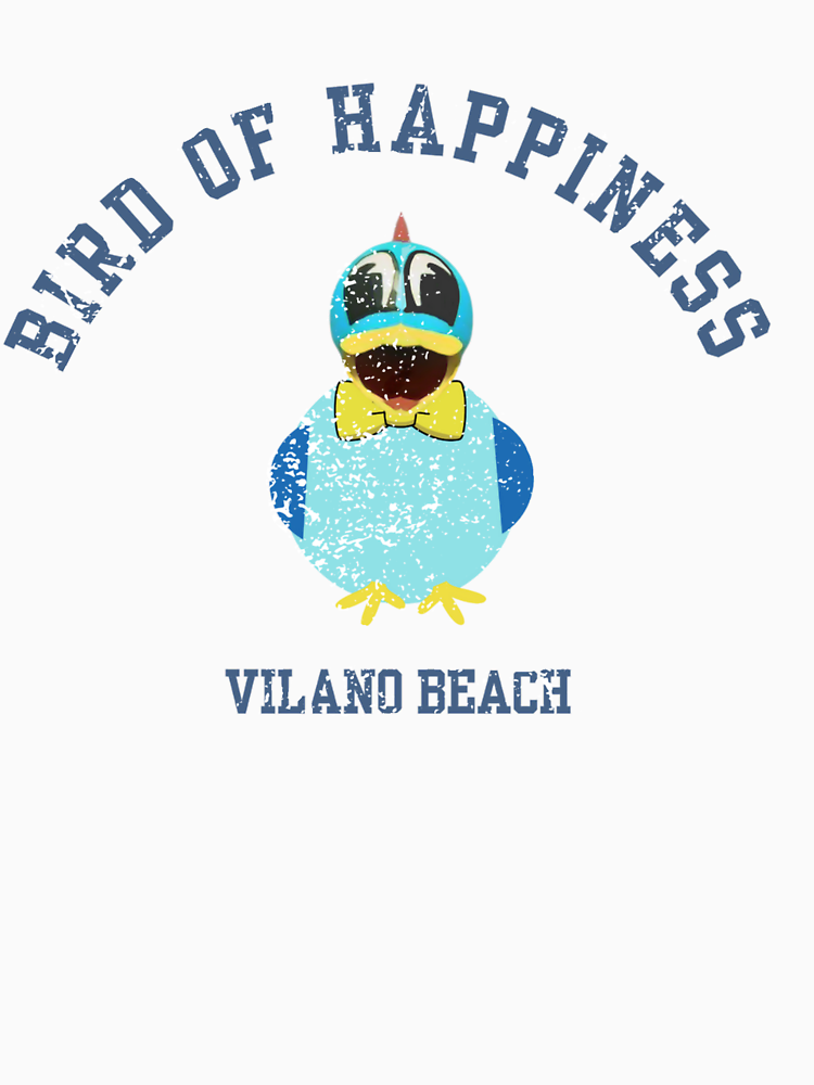 Vilano Beach Blue Bird Of Happiness St Augustine Florida By Tarapen