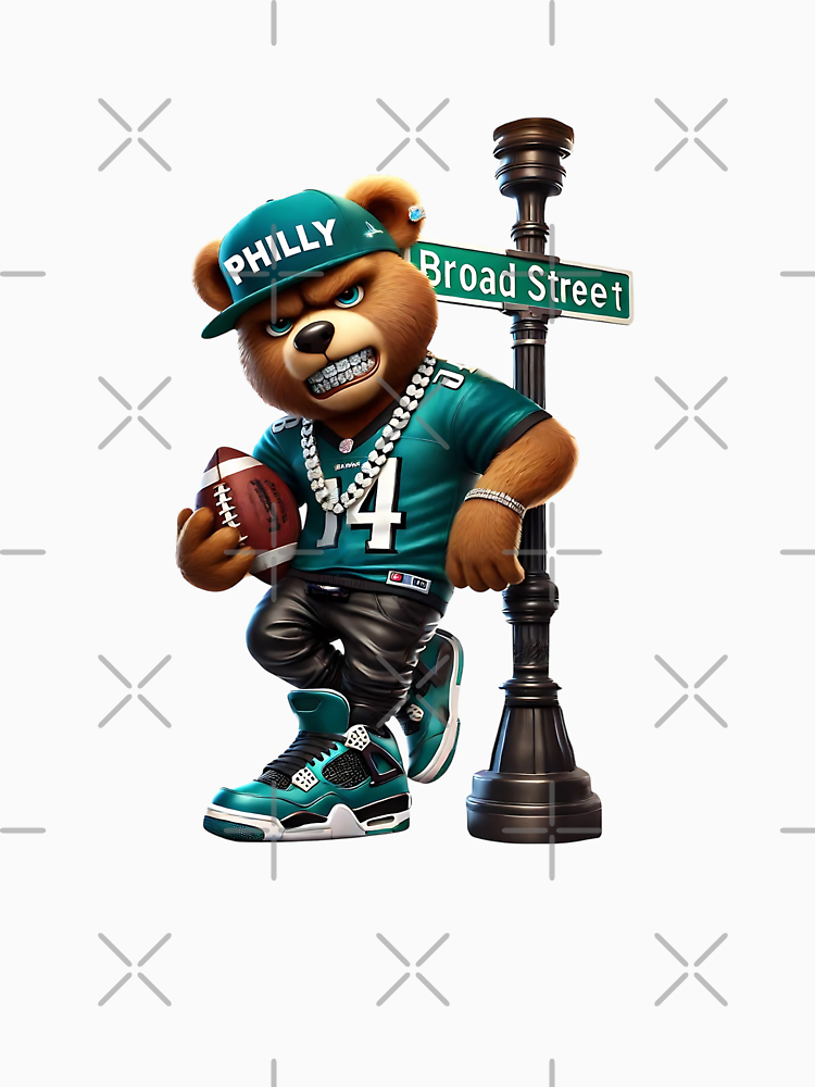 Philadelphia Eagles Football Broad Street By Chattykathiegft