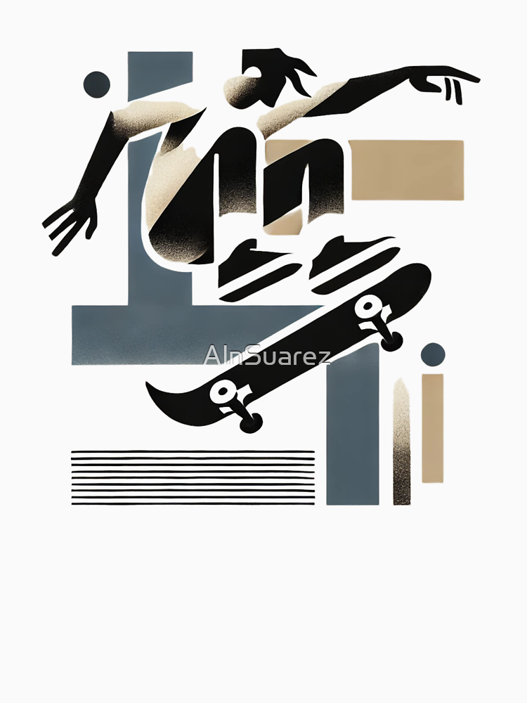 Urban Skater Modern And Minimalist Illustration By Alnsuarez