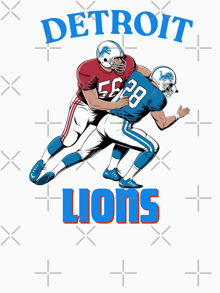 Team Fan Apparel Nfl Detroit Lions Football Team T Shirts By Majajayo